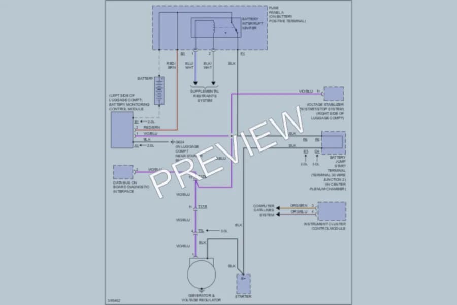 2013 Audi Q5 Starting Charging wiring diagram preview