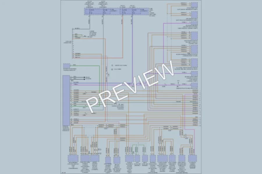 2013 Audi Q5hybrid Computer Data Lines wiring diagram preview