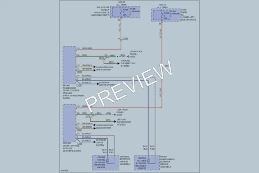 2013 Audi Q5hybrid Defoggers wiring diagram preview