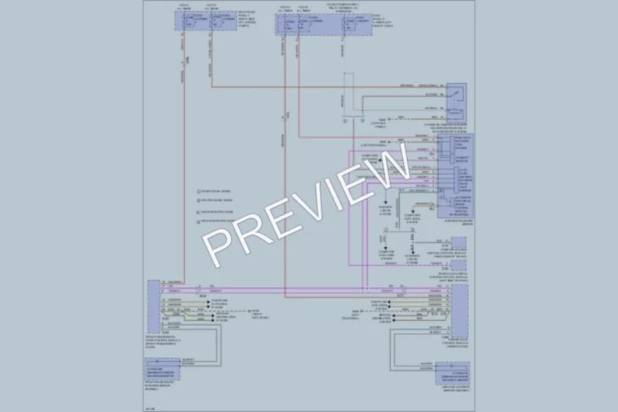 2013 Audi Q5hybrid Power Mirrors wiring diagram preview