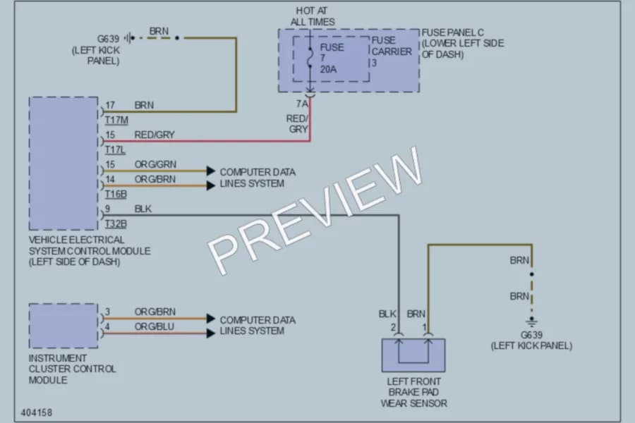 2013 Audi Q5hybrid Warning Systems wiring diagram preview