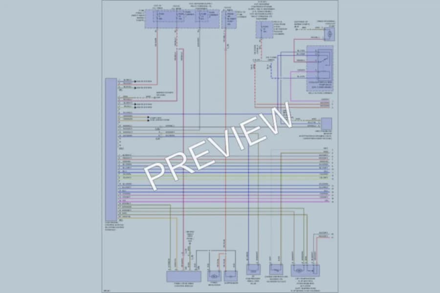 2013 Audi Q7 Air Conditioning wiring diagram preview
