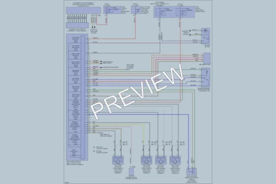 2013 Audi Q7 Anti Lock Brakes wiring diagram preview