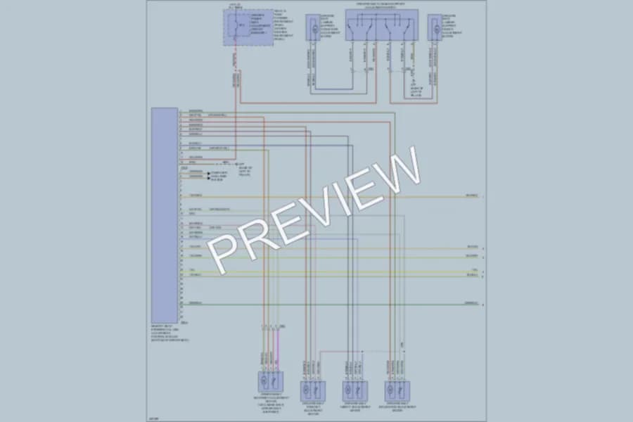 2013 Audi Q7 Memory Systems wiring diagram preview