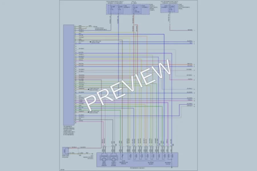 2013 Audi Q7 Transmission wiring diagram preview