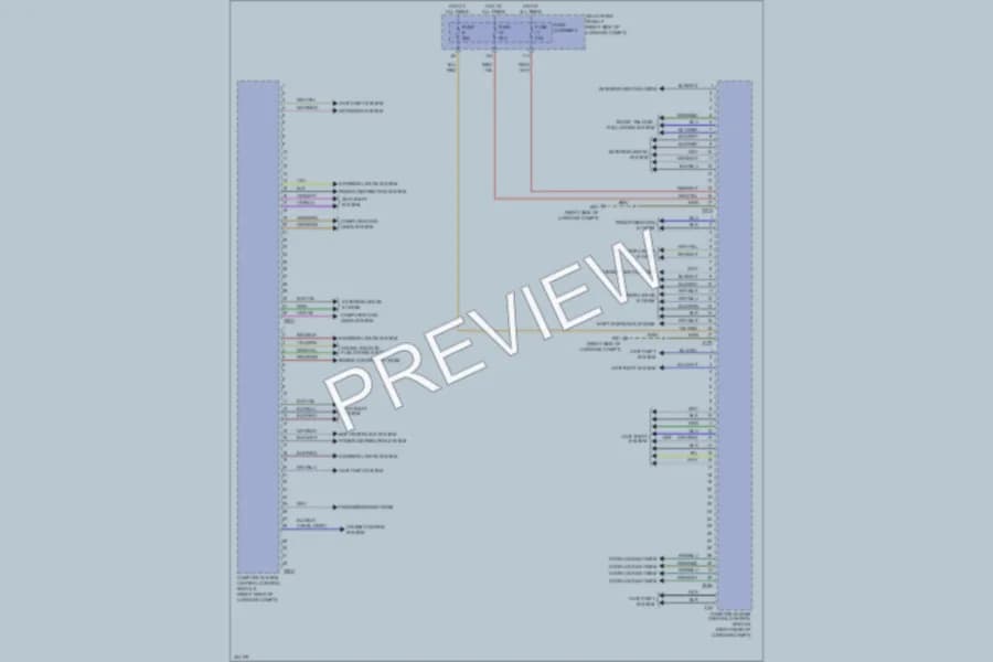 2013 Audi RS5 Body Control Modules wiring diagram preview