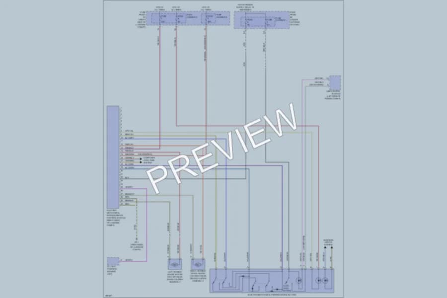 2013 Audi RS5 Shift Interlock wiring diagram preview
