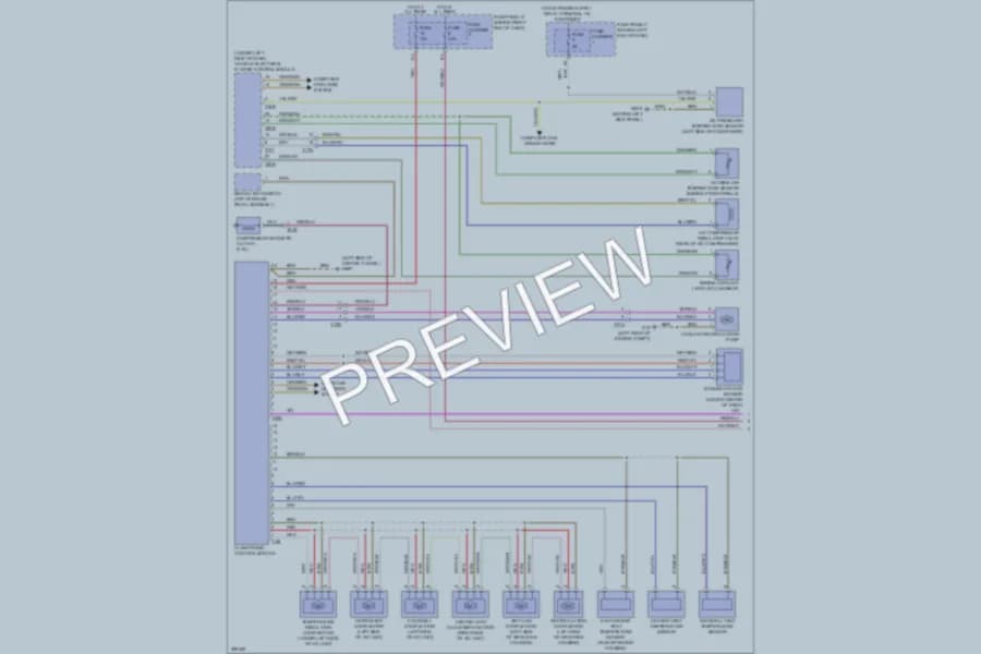 2013 Audi S4 Air Conditioning wiring diagram preview