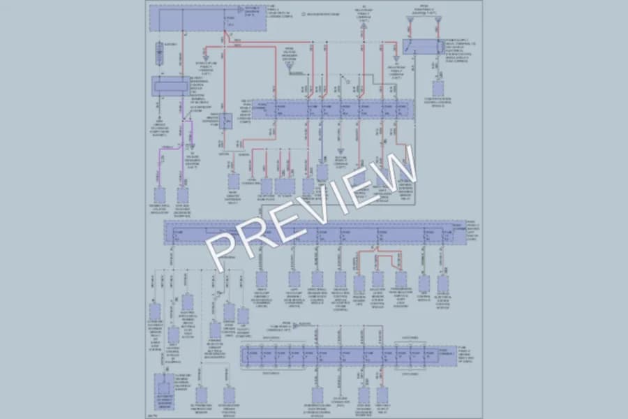 2013 Audi S4 Power Distribution wiring diagram preview