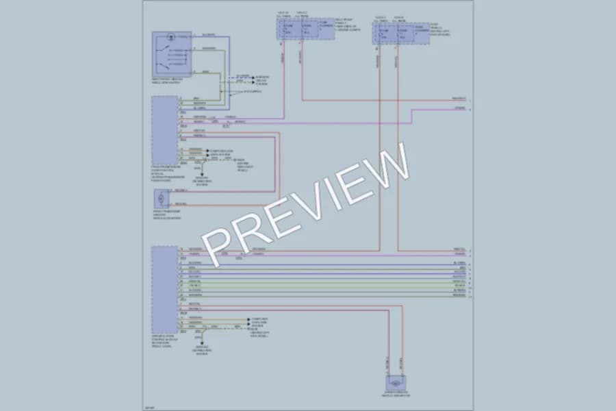 2013 Audi S4 Power Windows wiring diagram preview