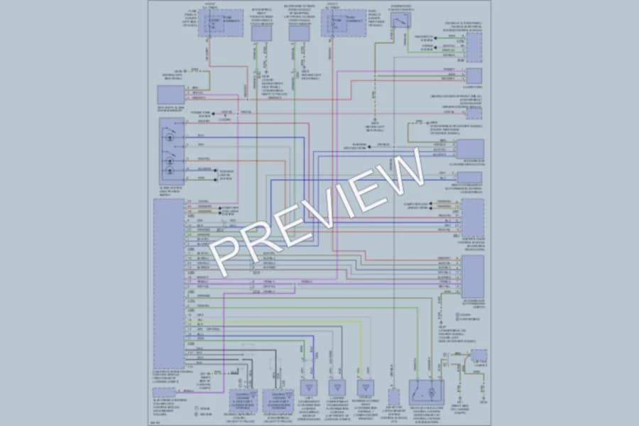 2013 Audi S5 Anti Theft wiring diagram preview