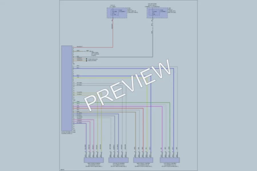 2013 Audi S5 Electronic Suspension wiring diagram preview