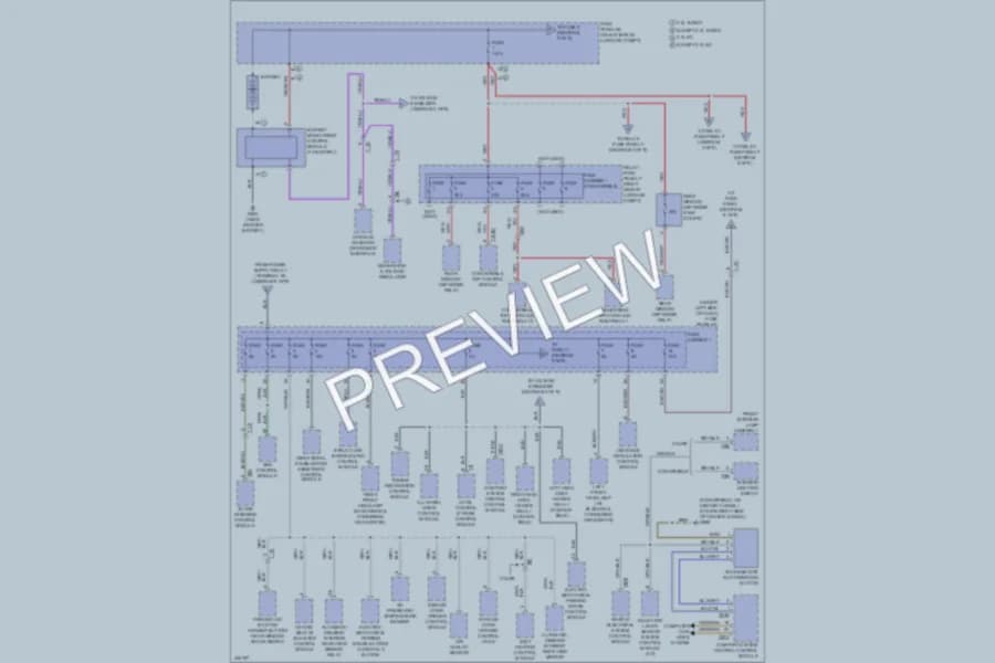 2013 Audi S5 Power Distribution wiring diagram preview