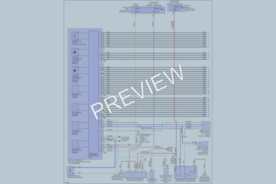 2013 Audi S5 Transmission wiring diagram preview