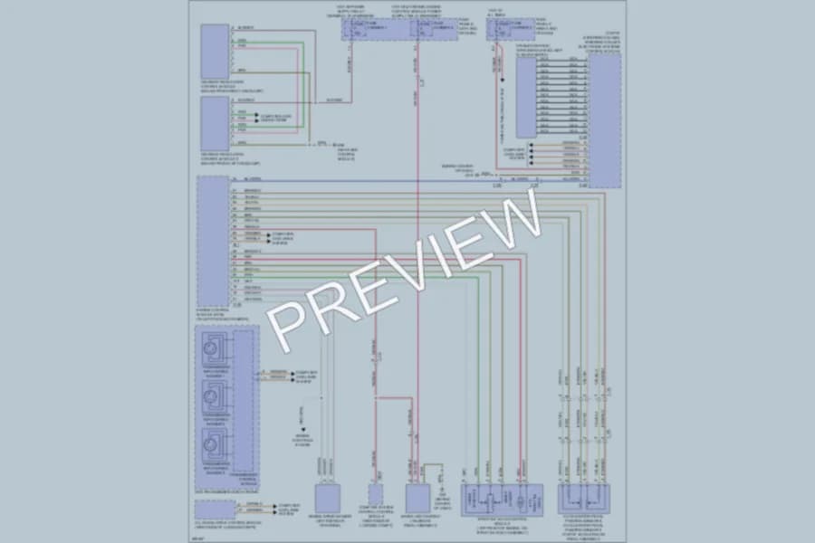 2013 Audi S6 Cruise Control wiring diagram preview