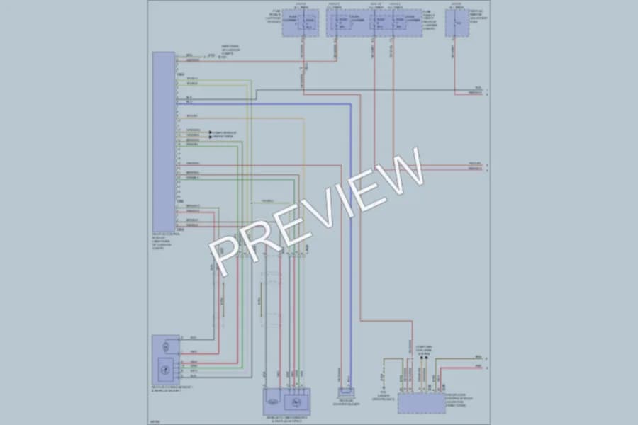 2013 Audi S7 Trunk Tailgate Fuel Door wiring diagram preview