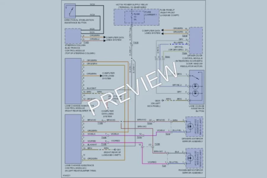 2013 Audi S8 Navigation wiring diagram preview