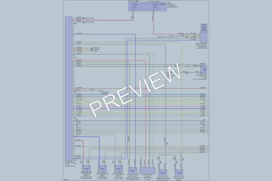 2013 Audi TTRS Air Conditioning wiring diagram preview