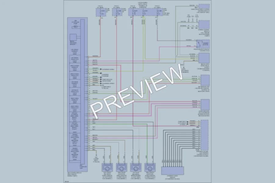 2013 Audi TTRS Anti Lock Brakes wiring diagram preview