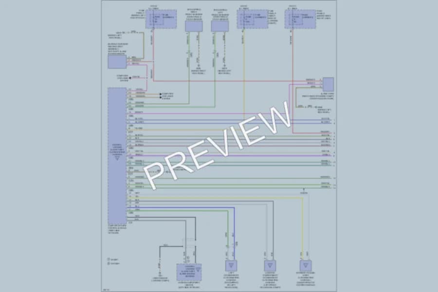 2013 Audi allroad Anti Theft wiring diagram preview