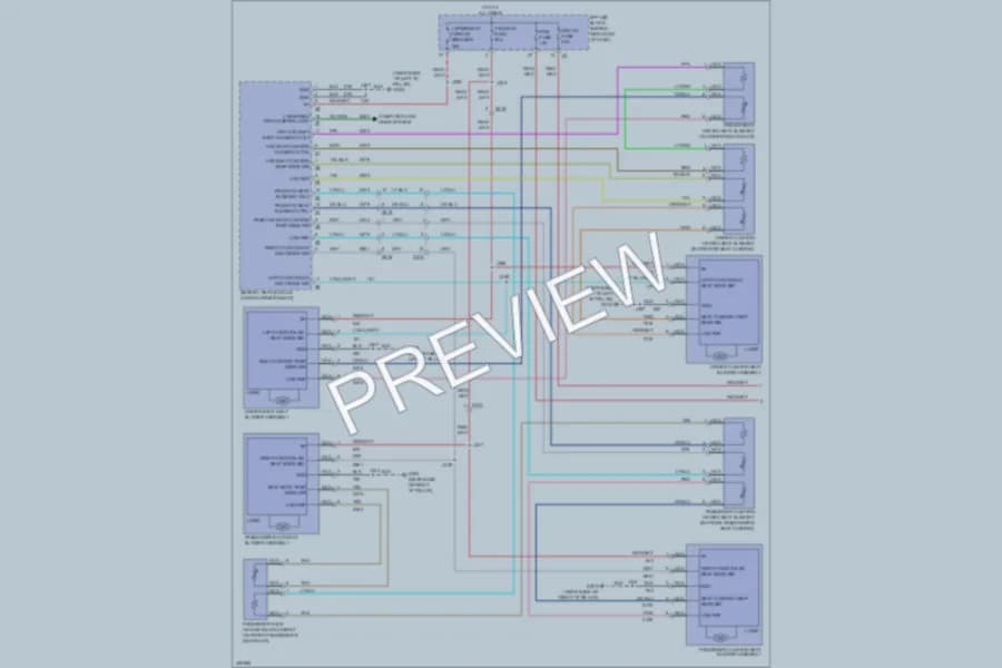 2013 Buick Enclave Power Seats wiring diagram preview