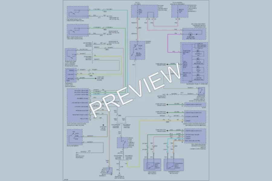 2013 Buick Enclave Warning Systems wiring diagram preview