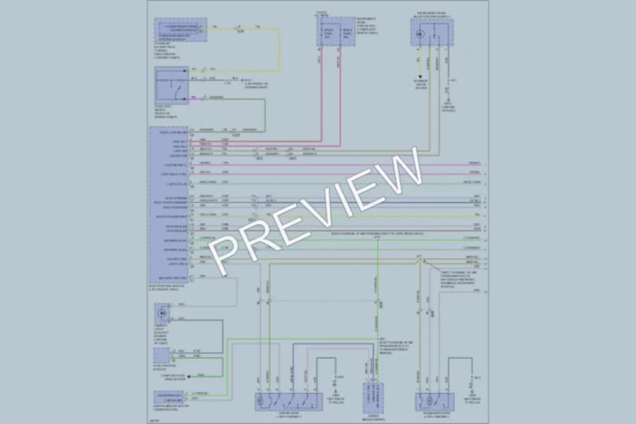 2013 Buick LaCrosse Anti Theft wiring diagram preview