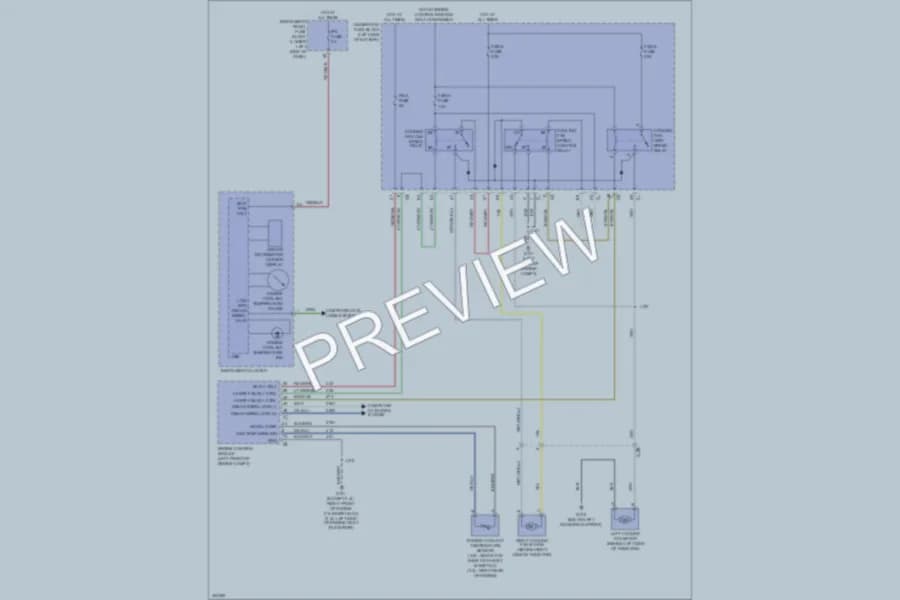 2013 Buick LaCrosse Cooling Fan wiring diagram preview