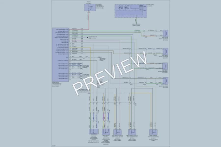 2013 Buick LaCrosse Electronic Suspension wiring diagram preview