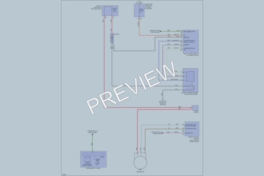 2013 Buick LaCrosse Starting Charging wiring diagram preview