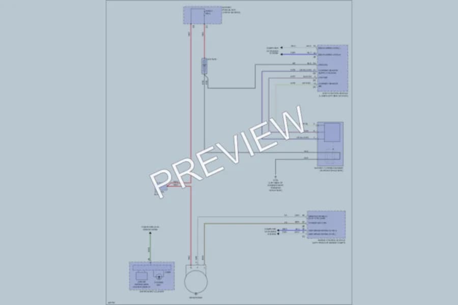 2013 Buick Regal Starting Charging wiring diagram preview
