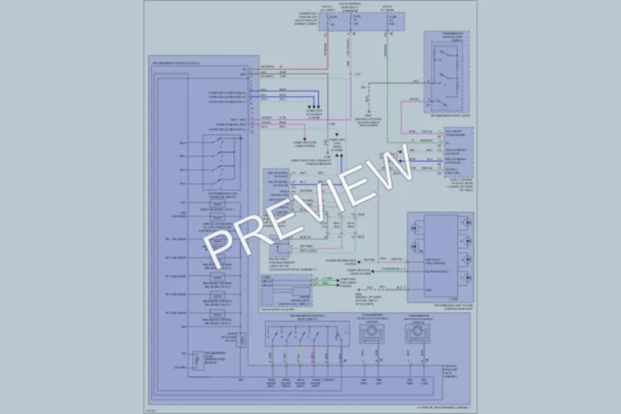 2013 Buick Regal Transmission wiring diagram preview