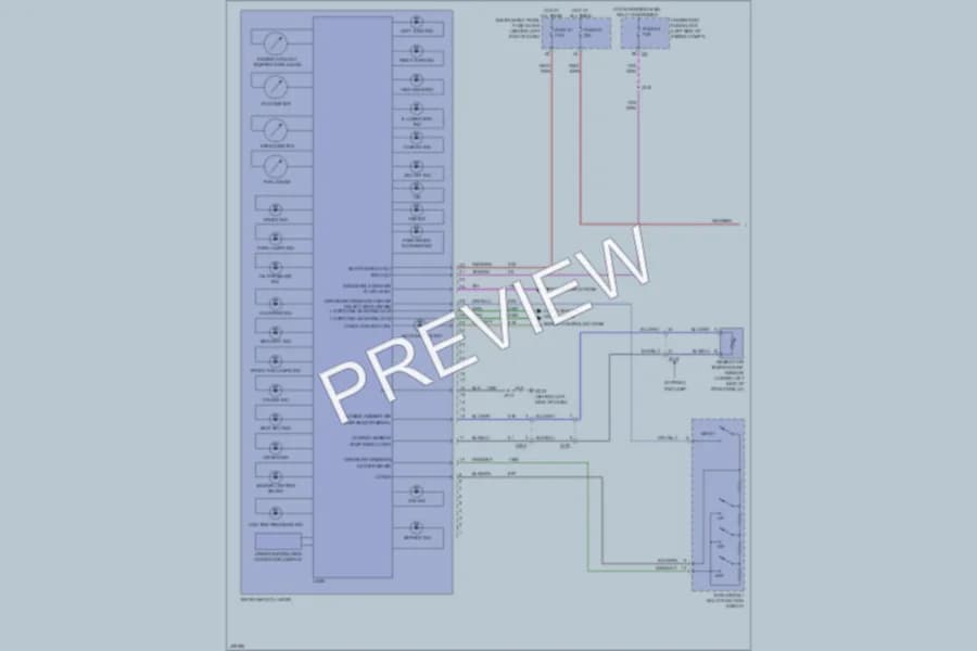 2013 Buick Verano Instrument Cluster wiring diagram preview