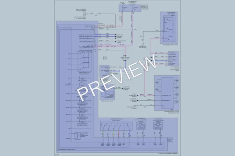 2013 Buick Verano Transmission wiring diagram preview