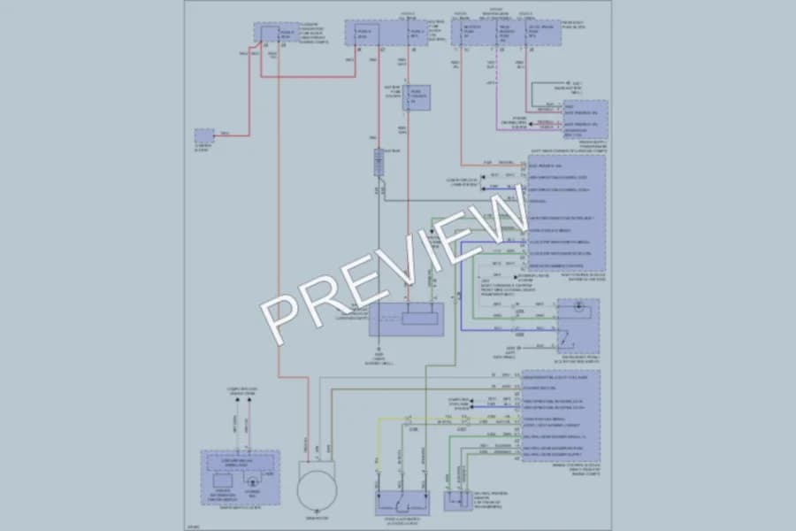 2013 Cadillac ATS Starting Charging wiring diagram preview