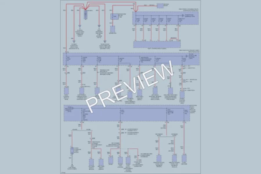 2013 Cadillac CTS Power Distribution wiring diagram preview