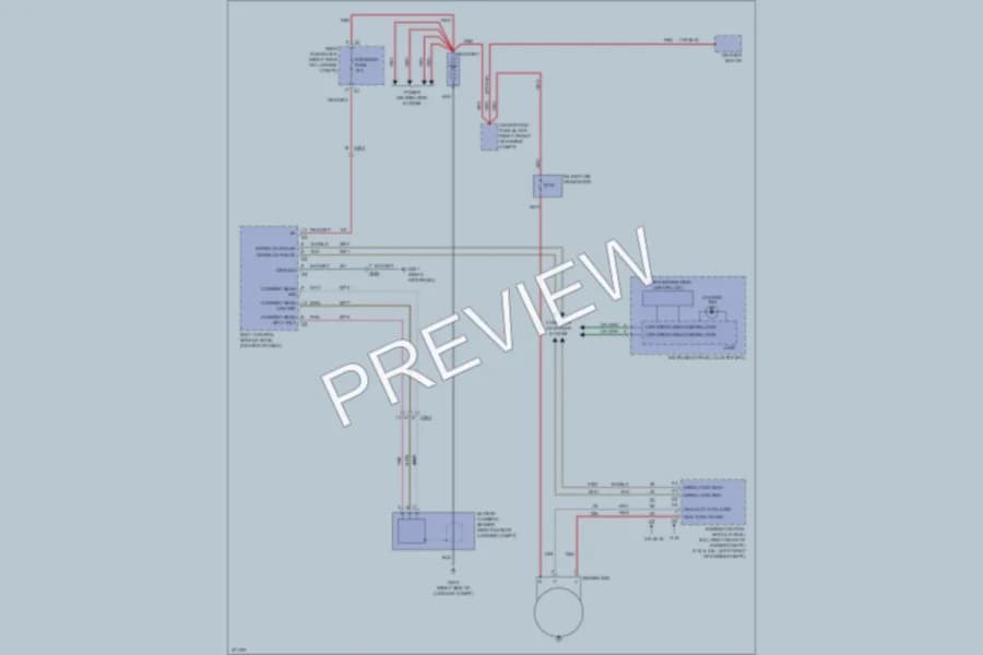 2013 Cadillac CTS Starting Charging wiring diagram preview