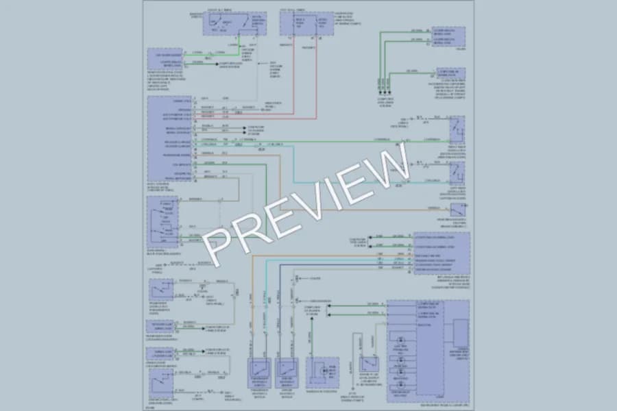 2013 Cadillac CTS Warning Systems wiring diagram preview
