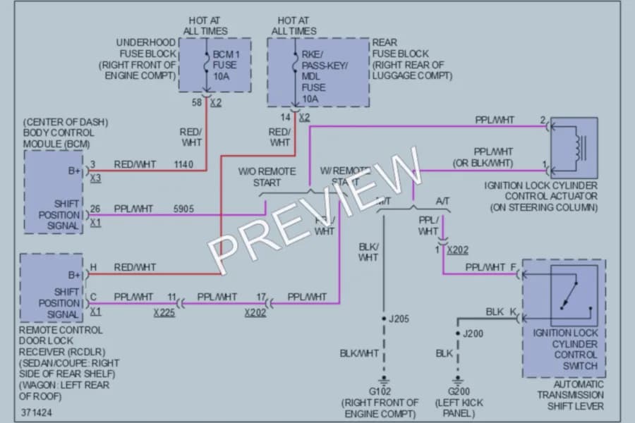 2013 Cadillac CTSV Shift Interlock wiring diagram preview