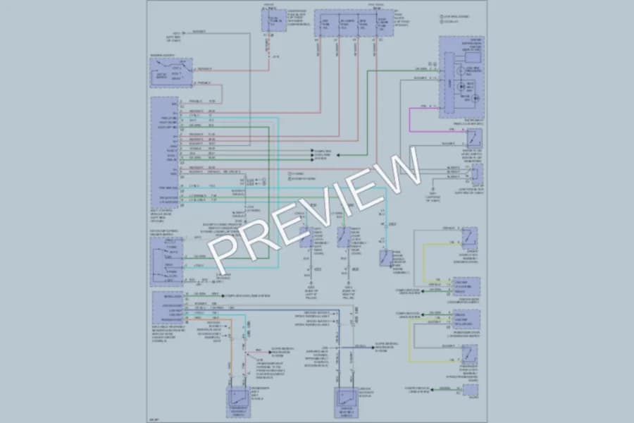 2013 Cadillac EscaladeESV Warning Systems wiring diagram preview