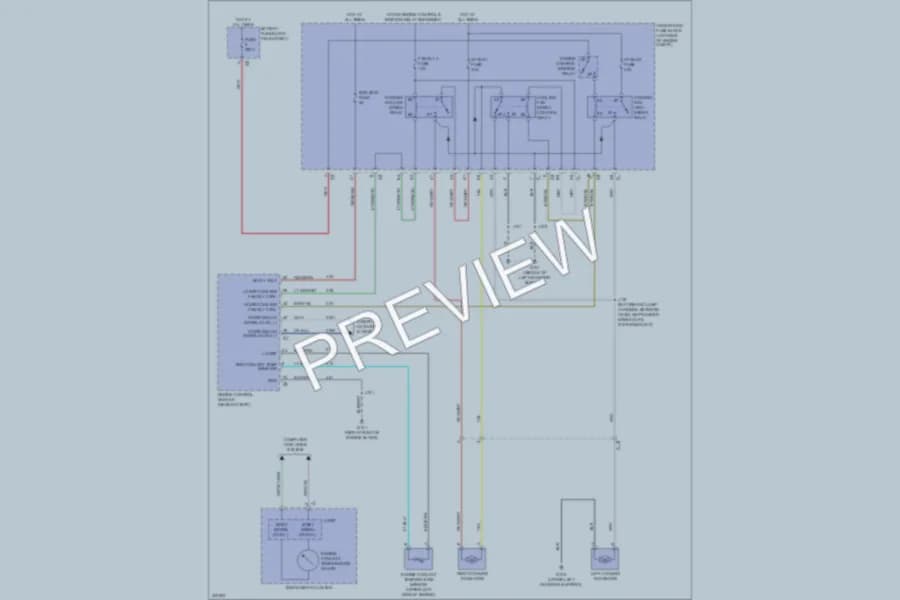 2013 Cadillac XTS Cooling Fan wiring diagram preview