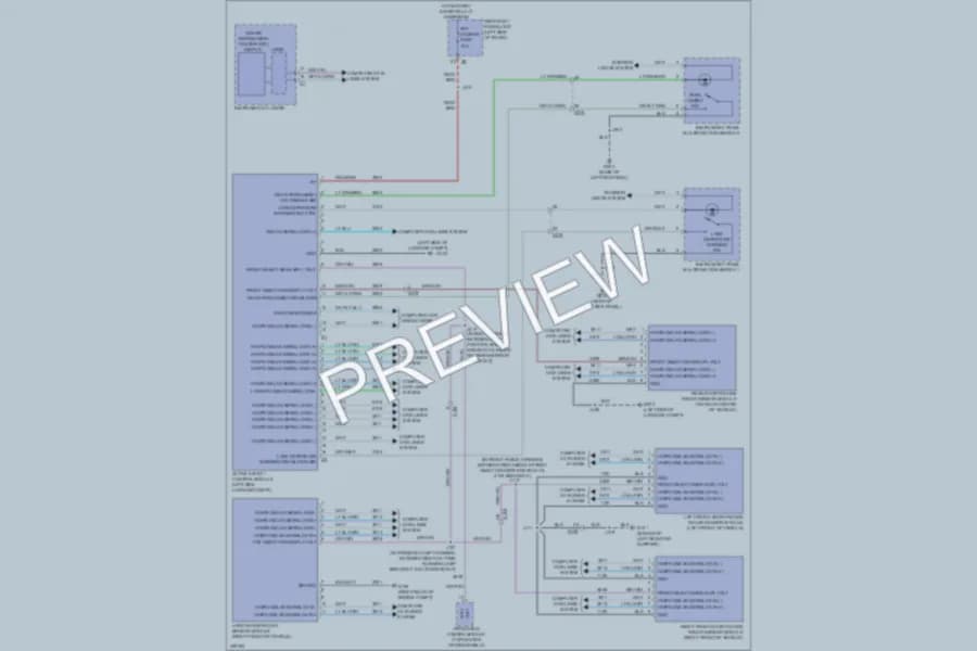 2013 Cadillac XTS Instrument Cluster wiring diagram preview