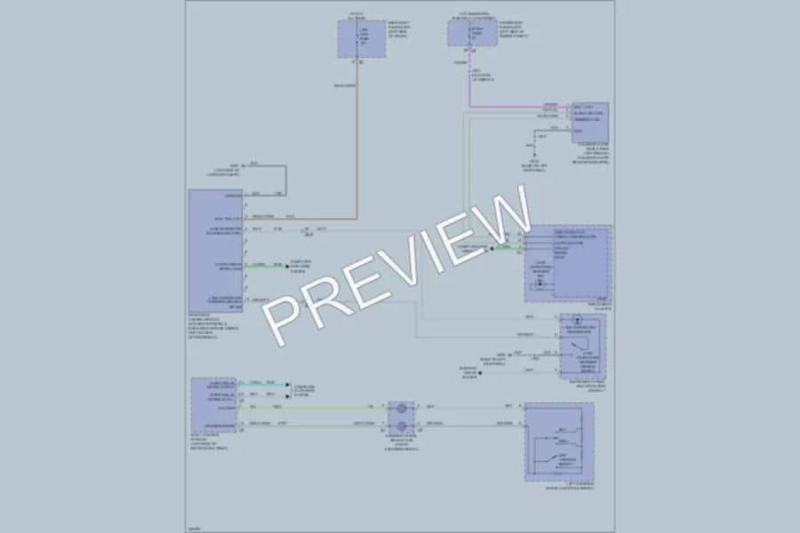 2013 Cadillac XTS Navigation wiring diagram preview