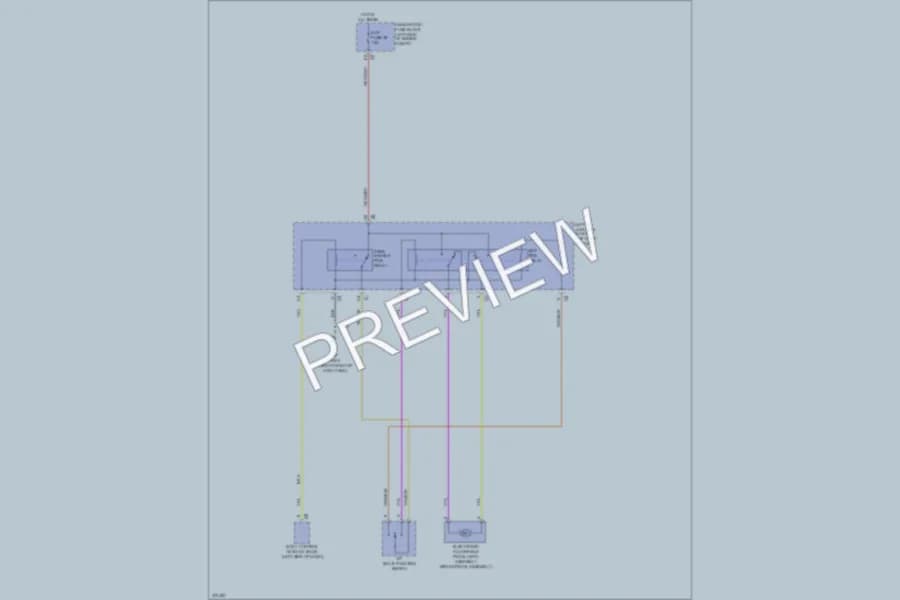 2013 Chevrolet Avalanche Power Seats wiring diagram preview