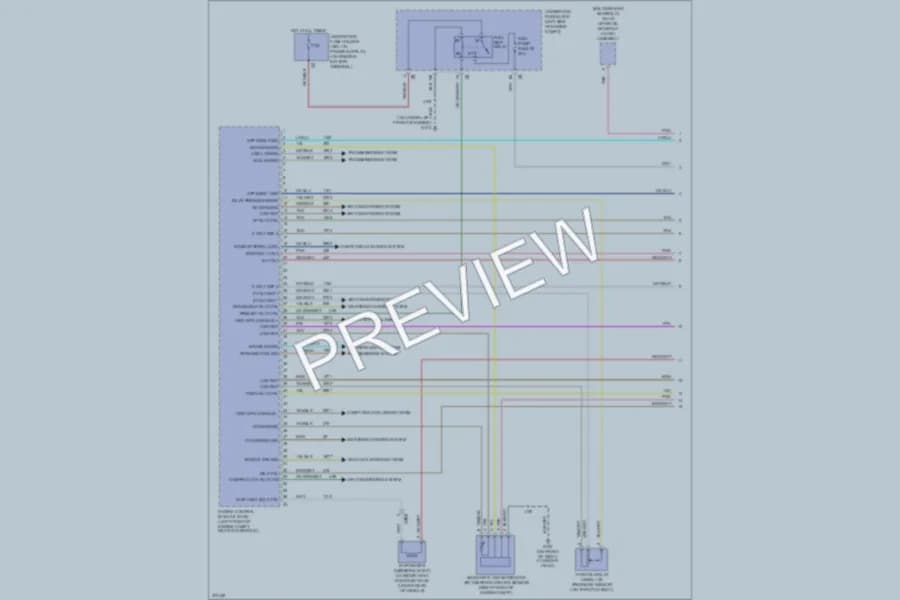 2013 Chevrolet 3500 Hd Engine Performance wiring diagram preview with protected circuit layout