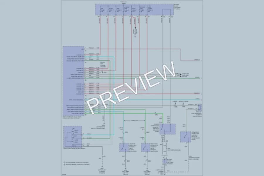 2013 Chevrolet 3500 Hd Warning Systems wiring diagram preview with protected circuit layout