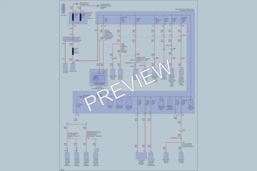 2013 Chevrolet Camaro Power Distribution wiring diagram preview