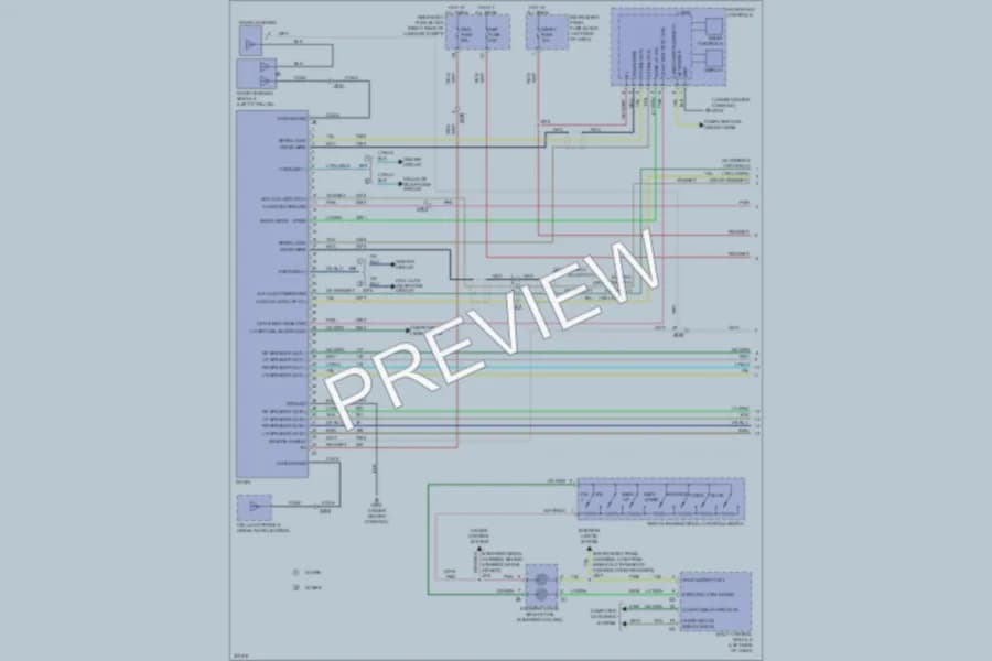 2013 Chevrolet Camaro Radio wiring diagram preview