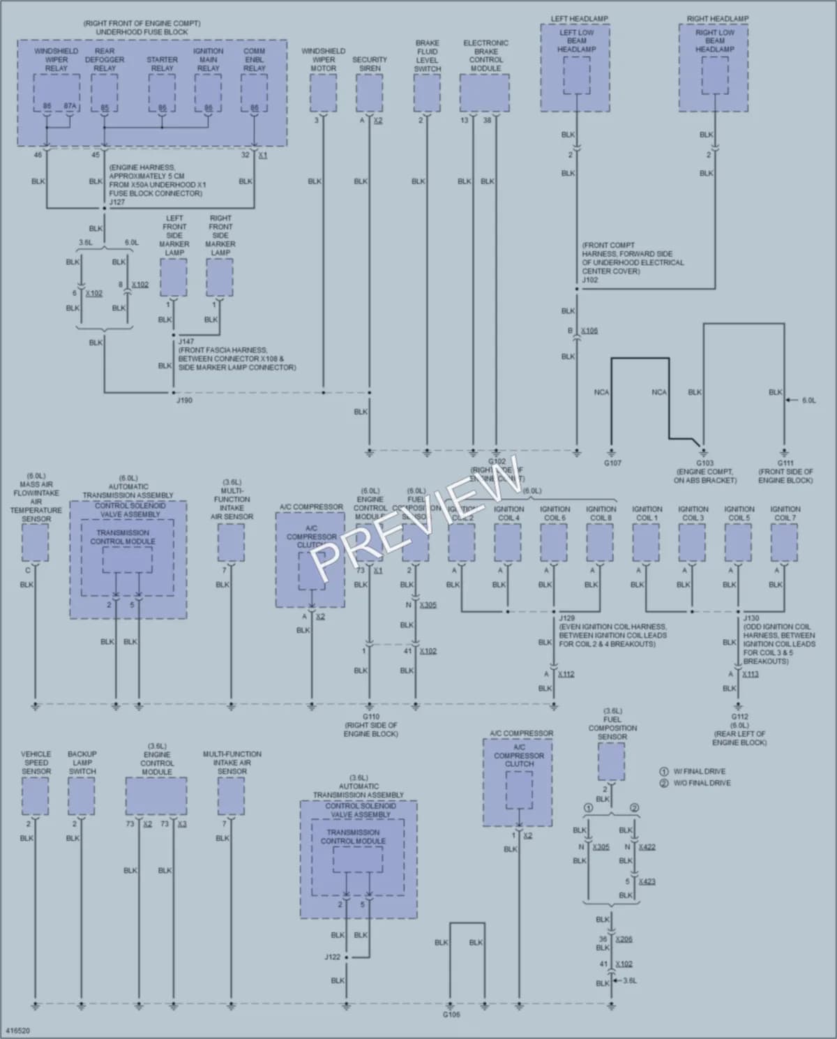 2013 Chevrolet Caprice Ground Distribution wiring diagram preview