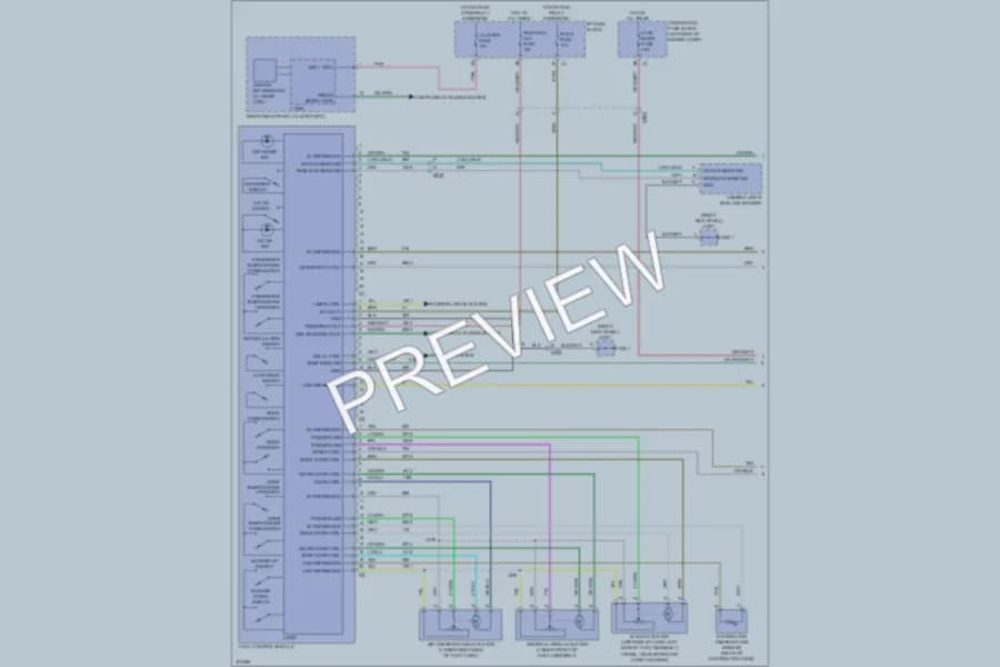 2013 Chevrolet CaptivaSport Air Conditioning wiring diagram preview